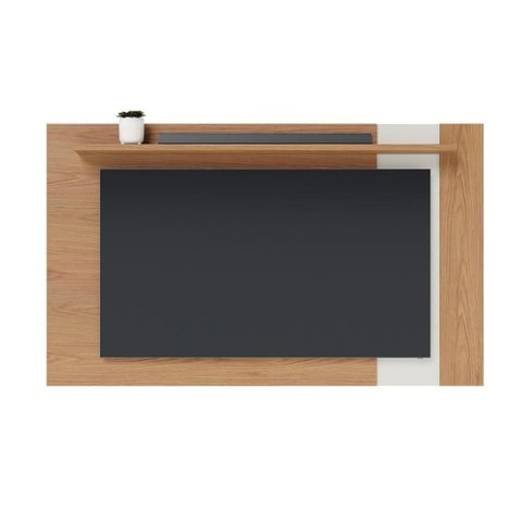 Painel para TV Caio Extensivel Ate 70 Polegadas MDP Freijo Off-White Matte Colibri Móveis