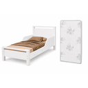 Ver imagem 6 de Mini Cama Infantil Branco com Colchão Estrutura Reforçada e Bordas Arredondadas