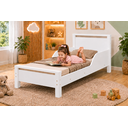 Ver imagem 2 de Mini Cama Infantil Branco com Colchão Estrutura Reforçada e Bordas Arredondadas
