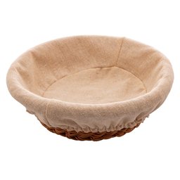 Cesta Redonda com Forro Lyor de Rattan Plástico 21cm X 7cm - 1