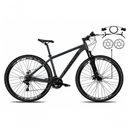 Ver imagem 2 de Bicicleta Nero 6 Mountain Bike Aro 29 Quadro Alumínio 21 Marchas Suspensão Dianteira Absolute