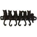 Ver imagem 1 de Porta Chaves Cabide Gatinhos Bronze Oxidado Decorações Casas