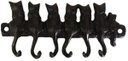 Ver imagem 2 de Porta Chaves Cabide Gatinhos Bronze Oxidado Decorações Casas