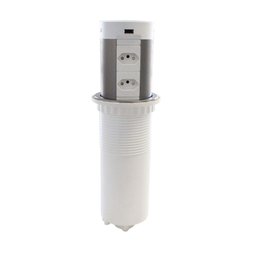 Torre de Tomada Hafele de Indução 4 Tomadas e Usb de Embutir - 6