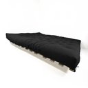 Ver imagem 3 de Sofa Cama Futon Oriental King Preto Acquablock Madeira Maciça Pinus Natural Sem Pintura