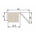 Ver imagem 2 de Puxador Goccia Cinza Claro - 15cm