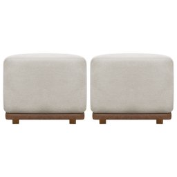 Kit 2 Puffs Decorativos para Sala Dalilla Boucle Persa Cores - 1