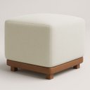 Ver imagem 4 de Kit 2 Puffs Dalilla Bouclé Premium Exclusivos Assento para Sala Quarto Design Moderno