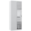 Ver imagem 1 de Guarda Roupa de Canto Reto Modulado 90cm 1 Porta com Espelho Alpes Luciane Móveis