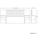 Ver imagem 5 de Cabeceira Casal/queen/king Extensível Olimpia Cinamomo