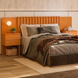 Cabeceira Casal/queen/king Extensível Olimpia Cinamomo - 7 Cabeceira Casal/queen/king Extensível Olimpia Cinamomo - 7