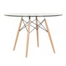 Mesa Redonda Eames 120cm + 6 Cadeiras Turquesa - 8