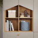 Ver mais imagens de Quarto de Bebê com Berço, Cômoda Sapateira 3 Gavetas e Guarda Roupa 4 Portas Picolé
