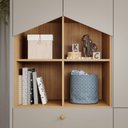 Ver mais imagens de Quarto de Bebê com Berço,  Cômoda  Sapateira 3 Gavetas e Guarda Roupa 4 Portas  Picolé