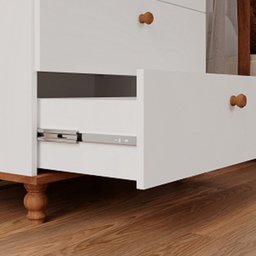 Quarto de Bebê Berço Cômoda 3 Gavetas 1 Porta Picolé Espresso Móveis - 9