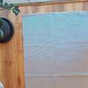Ver imagem 2 de Tapete Tear Artesanal Beira Cama Slim Cinza 80 X 150