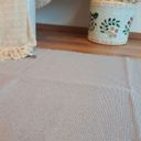 Ver imagem 4 de Tapete Tear Artesanal Beira Cama Slim Cinza 80 X 150