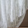 Manta Tricot Style Decorativa 160x220 Toque Super Macio Branco - 5