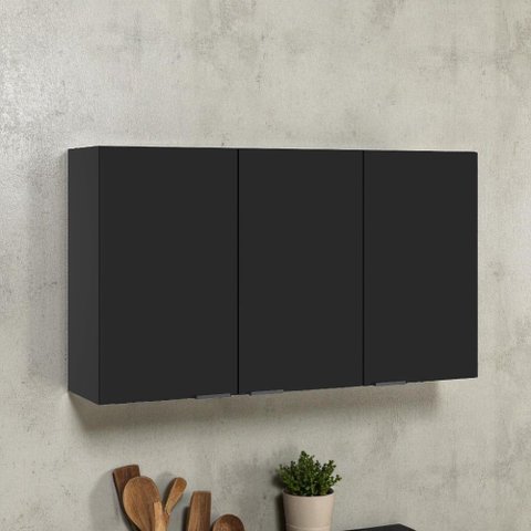 Armário de Cozinha em Aço 3 Portas 120cm Dobradiças Slow Motion Exclusive Itatiaia 