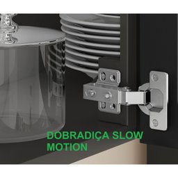 Armário de Cozinha em Aço 3 Portas 120cm Dobradiças Slow Motion Exclusive Itatiaia  - 6