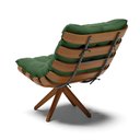 Ver imagem 5 de Kit 02 Poltronas Giratória Costela Suede Verde Base Madeira Ma25 - D'rossi Drossi