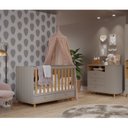 Ver imagem 1 de Quarto de Bebê com Berço e Cômoda 3 Gavetas 1 Porta Picolé Espresso Móveis