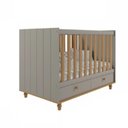 Ver imagem 3 de Quarto de Bebê com Berço e Cômoda 3 Gavetas 1 Porta Picolé Espresso Móveis