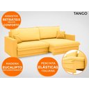 Ver imagem 6 de Sofá Tango 2,20M Sem Caixa, Retrátil e Reclinável Velosuede Canario - Netsofás