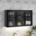 Ver imagem 2 de Armário de Cozinha em Aço 3 Portas de Vidro 120cm Dobradiças Slow Motion Exclusive Itatiaia 