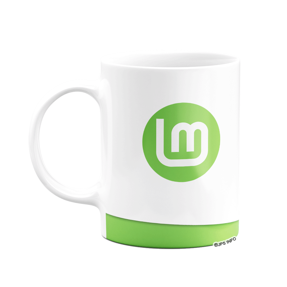 Caneca - Linux Mint - Branca | MadeiraMadeira