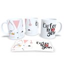 Ver imagem 1 de Caneca de Porcelana Branca Personalizada Profissões Enfermagem