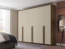 Ver imagem 3 de Roupeiro/armário/guarda Roupas/organizador Estela 6 Portas com Puxadores em Mdf e 5 Gavetas Cor Frei