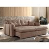 Sofa Cama e Reclinavel Lisboa 2,20m 04 Lugares Mola Ensacada Txr - 2