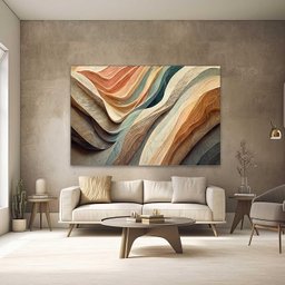 Quadros Decorativos para Quarto Sala Abstrato Moderno Grande Escritório Hall - 1