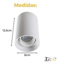 Ver imagem 7 de Kit 4 Spot Sobrepor Redondo Direcionável + Lâmpada Led Mr16 - Branco - Bco Quente 3000k
