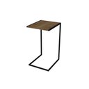 Ver imagem 4 de Conjunto com 2 Mesas Laterais Estilo Industrial 27895 Artesano - Vermont/preto Fosco