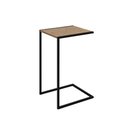 Ver imagem 3 de Conjunto com 2 Mesas Laterais Estilo Industrial 27895 Artesano - Vermont/preto Fosco