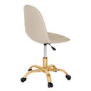 Ver imagem 2 de Cadeira Office Eiffel - Botonê | Nude - Dourado Matte