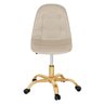 Cadeira Office Eiffel - Botonê | Nude - Dourado Matte - 3