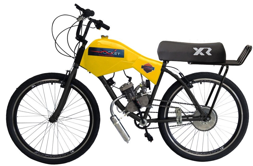 Bicicleta Motorizada 80cc com Carenagem Banco XR Rocket - 2
