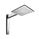 Ver imagem 1 de Chuveiro Ducha Acqua Century Digital Preto Cromado 127v 5500w Quadrado Lorenzetti Clean Moderno Luxo