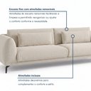 Ver imagem 5 de Sofá Living 4 Lugares com Almofadas 250cm Siena