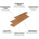 Ver imagem 5 de Kit Piso Vinílico Colado Régua Sofisticato 2mm 50m²