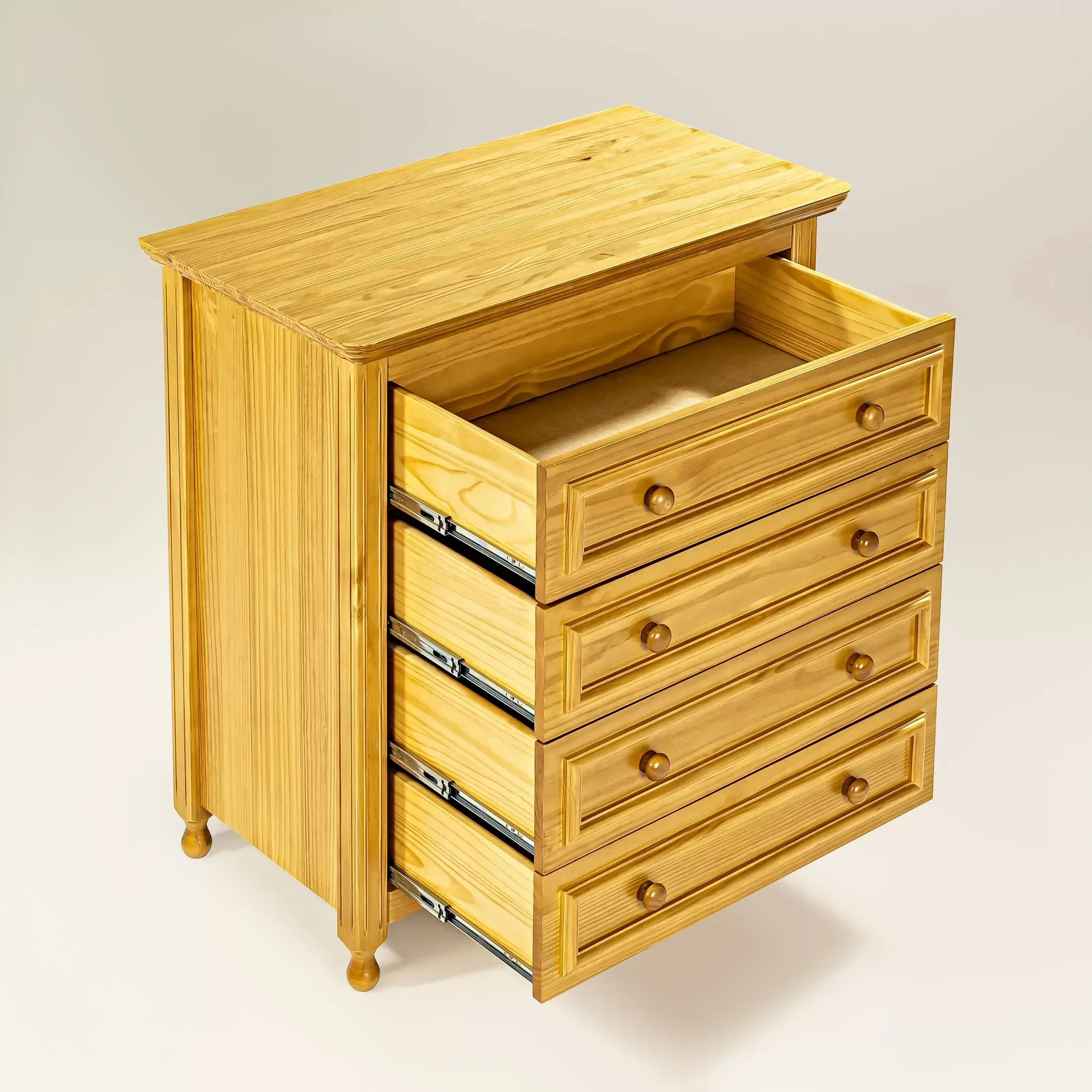 Ver mais imagens de Cômoda Infantil Feliz  4 Gavetas Madeira Maciça