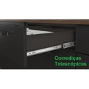 Ver imagem 7 de Balcão Cozinha em Aço 1 Porta Direita 1 Gaveta 65cm com Tampo Rodapé PVC Exclusive Itatiaia Preto/Grafite/Matt