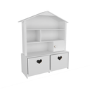 Ver imagem 4 de Casinha Organizadora Infantil Maia 100% MDF (Quarto Brinquedo)