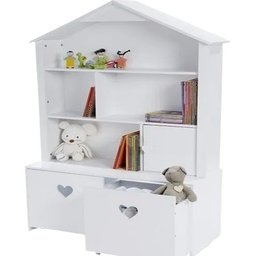 Casinha Organizadora Infantil Maia 100% Mdf (quarto Brinquedo) - 2