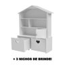 Casinha Organizadora Infantil Maia 100% Mdf (quarto Brinquedo) - 1
