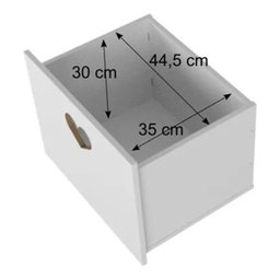 Casinha Organizadora Infantil Maia 100% Mdf (quarto Brinquedo) - 5