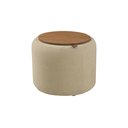 Ver imagem 3 de Puff Decorativo Datella Tecido Boucle